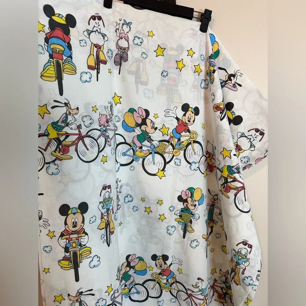 Vintage Mickey and friends Disney Flat Sheet